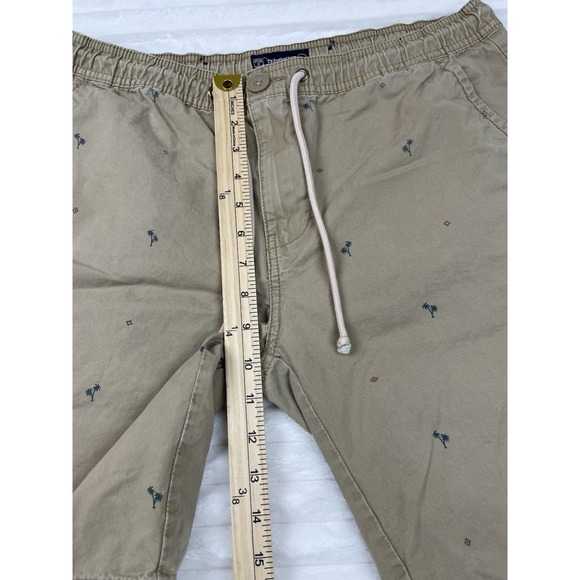 Teamspirit Men's Comfy Casual Pull On Shorts Khaki Size Large 100% Cotton Preppy - Picture 7 of 11